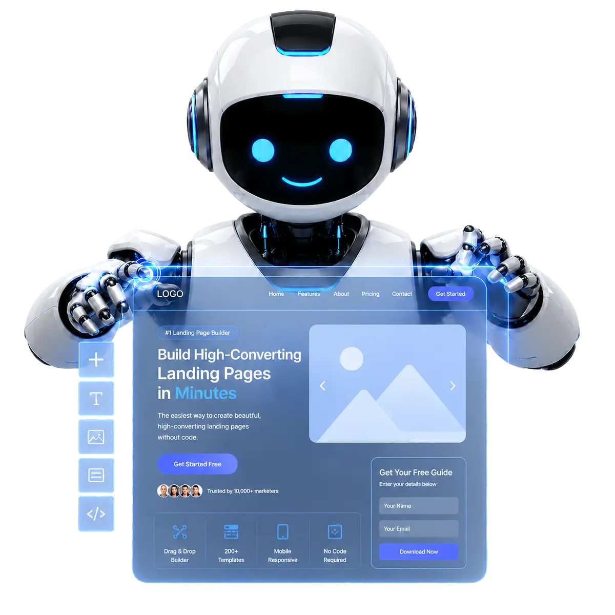 Robô Landing Page